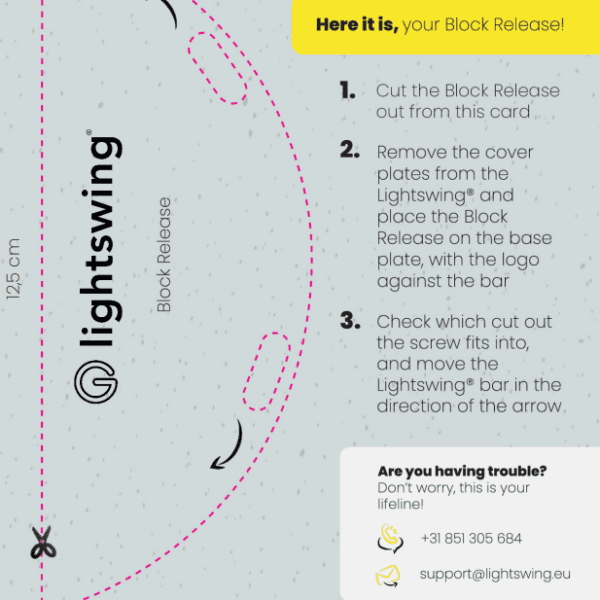 Unlock your Lightswing® with the  – Block release