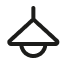 Black lamp mark icon